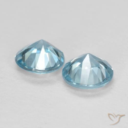 Shop natural 0.91ct Bleu maya léger Zircon gems, Tour, from Cambodge at GemSelect. In stock, global shipping!