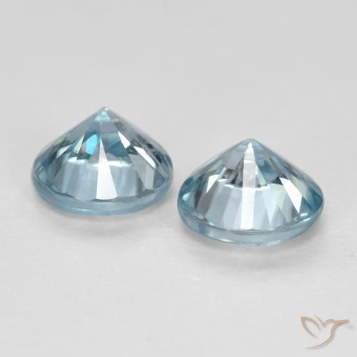 Shop natural 1.01ct Bleu clair Zircon gems, Tour, from Cambodge at GemSelect. In stock, global shipping!