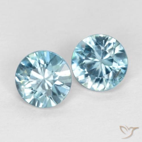 Shop natural 0.94ct Bleu maya léger Zircon gems, Tour, from Cambodge at GemSelect. In stock, global shipping!