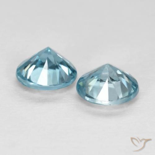 Shop natural 0.94ct Bleu maya léger Zircon gems, Tour, from Cambodge at GemSelect. In stock, global shipping!