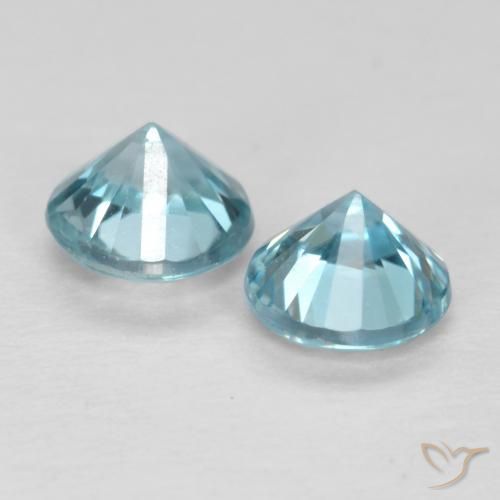Shop natural 0.85ct Bleu verdâtre Zircon gems, Tour, from Cambodge at GemSelect. In stock, global shipping!