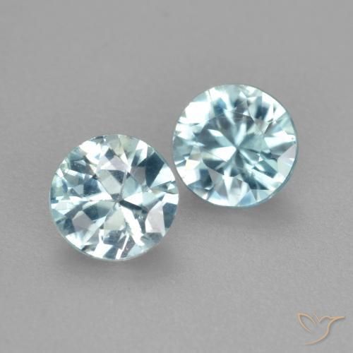 Shop natural 1.00ct Bleu clair Zircon gems, Tour, from Cambodge at GemSelect. In stock, global shipping!