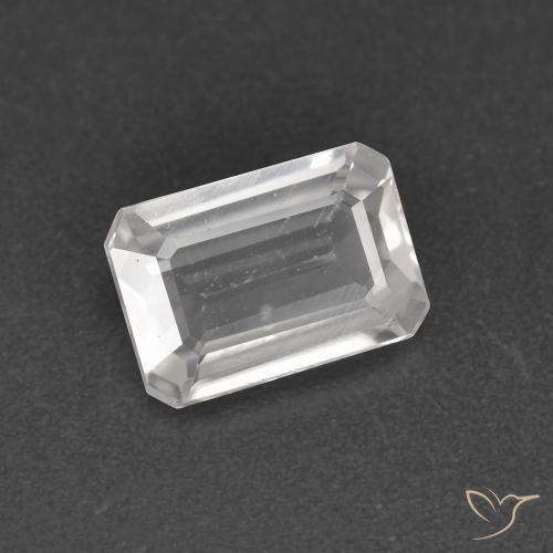 Zircon Blanc clair naturelle Octogone / coupe Émeraude, 1.22 ct, VS