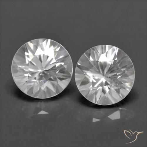 2.44ctw Naturel Blanc Zircon, Tour, VVS