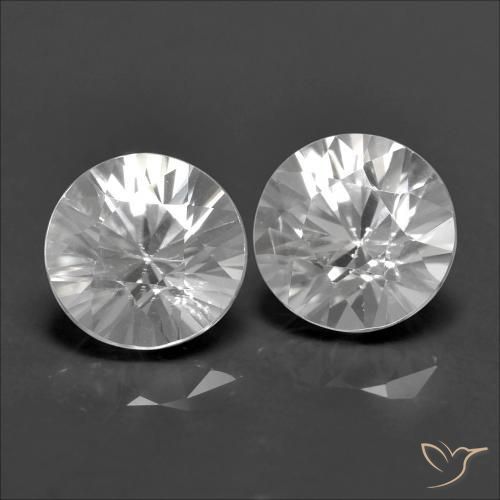 2.54ctw Naturel Blanc Zircon, Tour, VVS-VS