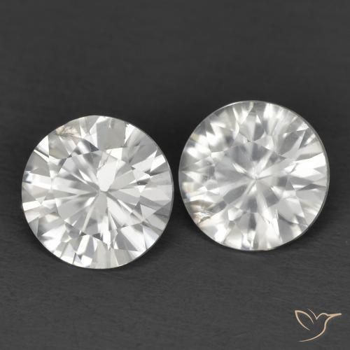 Shop natural 2.30ct Blanc Zircon gems, Tour, from Cambodge at GemSelect. In stock, global shipping!