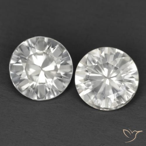 Shop natural 2.16ct Blanc Zircon gems, Tour, from Cambodge at GemSelect. In stock, global shipping!