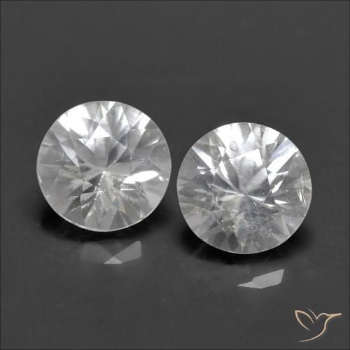 1.31ctw Naturel Blanc Zircon, Tour, VS