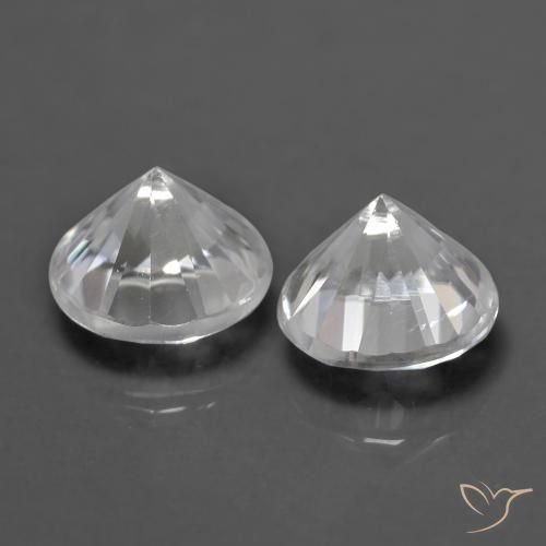 Shop natural 1.57ct Blanc Zircon gems, Tour, from Cambodge at GemSelect. In stock, global shipping!