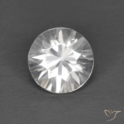 1.24ct Naturel Blanc Zircon, Tour, VS