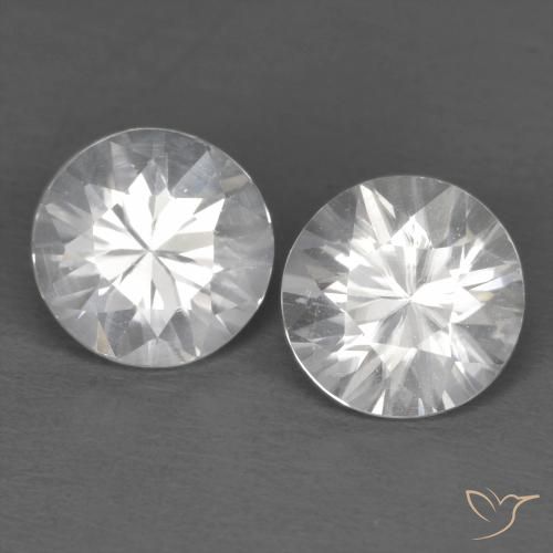2.56ctw Naturel Blanc Zircon, Tour, VVS