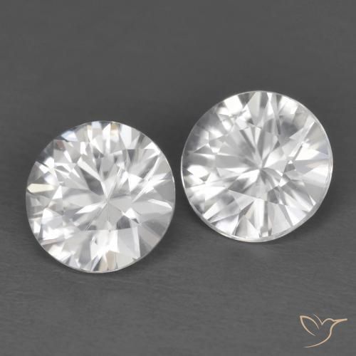 Shop natural 2.27ct Blanc Zircon gems, Tour, from Cambodge at GemSelect. In stock, global shipping!