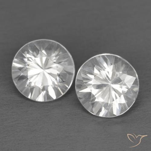 1.54ctw Naturel Blanc Zircon, Tour, VVS