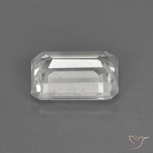 Zircon Blanc naturelle Octogone / coupe Émeraude, 1.55 ct, VS