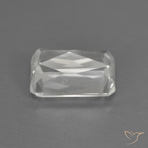 Zircon Blanc naturelle Octogone / coupe Émeraude, 1.75 ct, VVS-VS