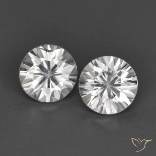 1.36ctw Naturel Blanc Zircon, Tour, VS