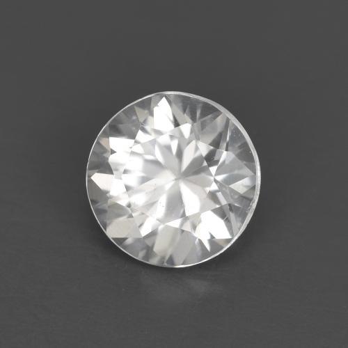 Zircon blanc naturelle coupe roude, 0,73 ct, VS