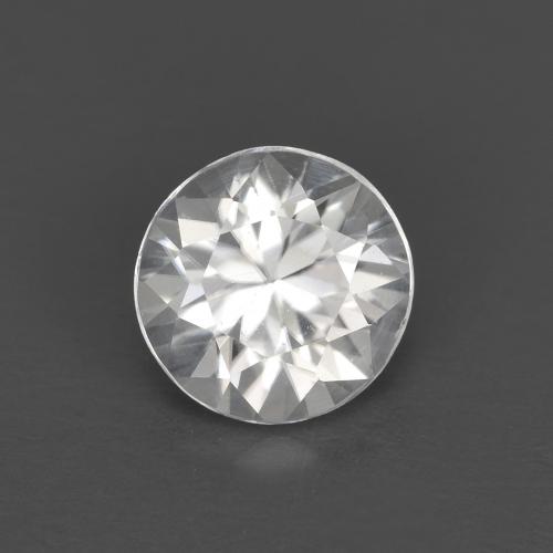 Zircon blanc naturelle coupe roude, 0,73 ct, VS
