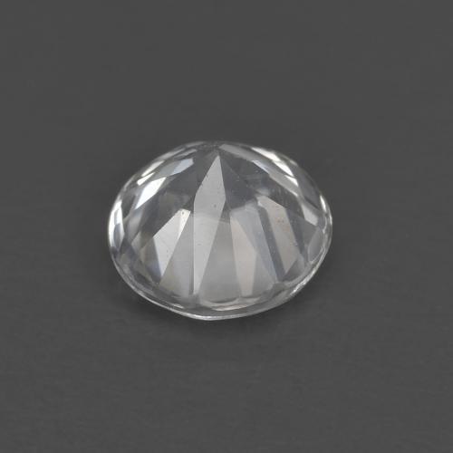 Zircon blanc naturelle coupe roude, 0,73 ct, VS
