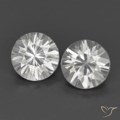 1.41ctw Naturel Blanc Zircon, Tour, VS