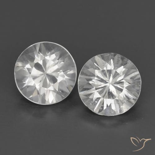 1.40ctw Naturel Blanc Zircon, Tour, VS