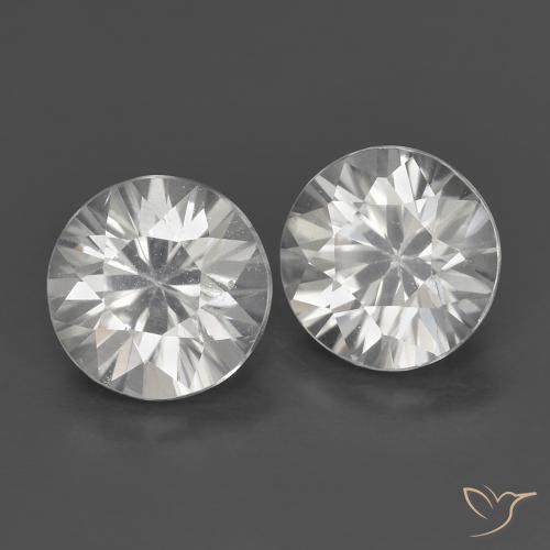1.47ctw Naturel Blanc Zircon, Tour, VS
