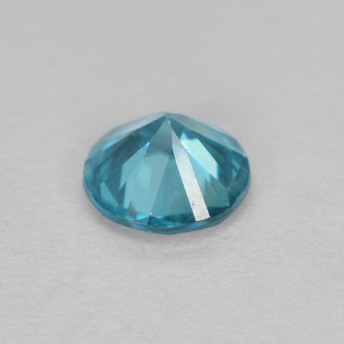 Zircon Bleu clair naturelle Coupe roude, 0.49 ct, VS