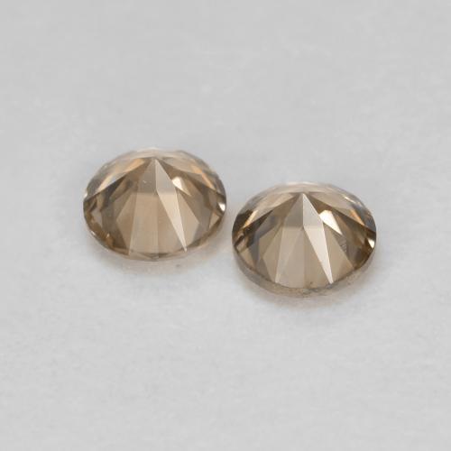 Achetez naturel 0,33ct orange zircon gems, coupe roude, en provenance cambodge chez gemselect. en stock, livraison internationale!