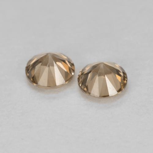 Achetez naturel 0,32ct orange zircon gems, coupe roude, en provenance cambodge chez gemselect. en stock, livraison internationale!