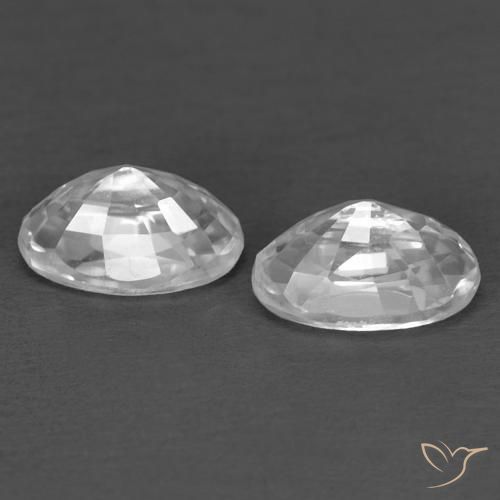 Shop natural 0.83ct Blanc Zircon gems, ovale, from Cambodge at GemSelect. In stock, global shipping!