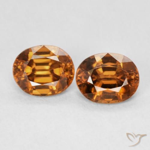 Shop natural 2.03ct Medium Dark-Orange Zircon gems, ovale, from Colombie at GemSelect. In stock, global shipping!