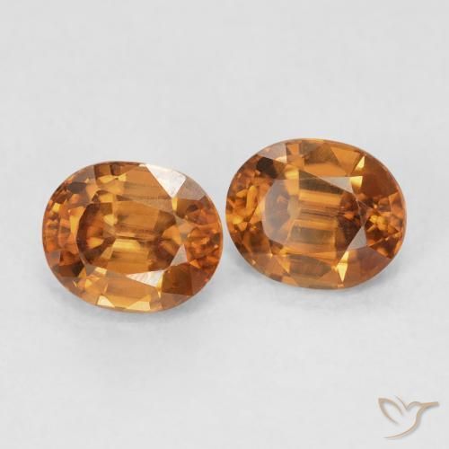 Shop natural 1.93ct Orange foncé Zircon gems, ovale, from Colombie at GemSelect. In stock, global shipping!