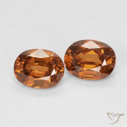 Shop natural 1.22ct Orange foncé Zircon gems, ovale, from Colombie at GemSelect. In stock, global shipping!