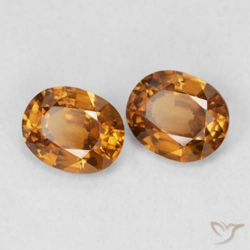 Shop natural 1.10ct Orange rouille Zircon gems, ovale, from Colombie at GemSelect. In stock, global shipping!