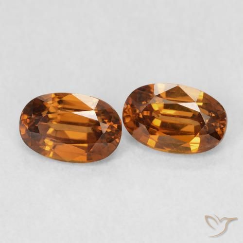 Shop natural 1.62ct Orange rouille Zircon gems, ovale, from Colombie at GemSelect. In stock, global shipping!