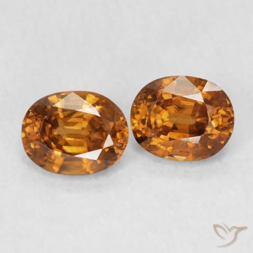 Shop natural 1.30ct Orange rouille Zircon gems, ovale, from Colombie at GemSelect. In stock, global shipping!