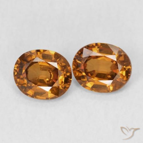 Shop natural 1.71ct Orange rouille Zircon gems, ovale, from Colombie at GemSelect. In stock, global shipping!