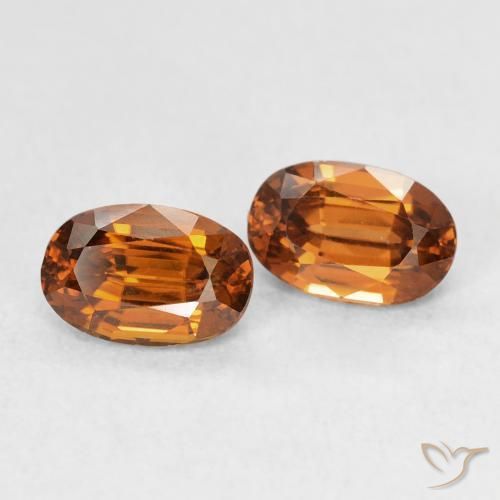Shop natural 1.64ct Medium Dark-Orange Zircon gems, ovale, from Colombie at GemSelect. In stock, global shipping!