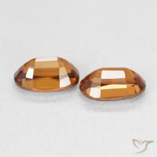 Shop natural 1.64ct Medium Dark-Orange Zircon gems, ovale, from Colombie at GemSelect. In stock, global shipping!