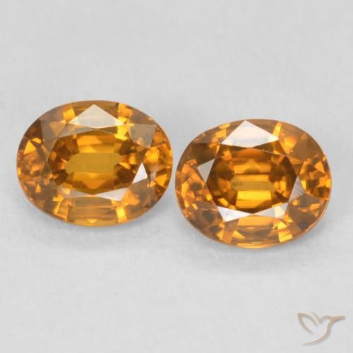 Shop natural 1.22ct Orange brun Zircon gems, ovale, from Colombie at GemSelect. In stock, global shipping!