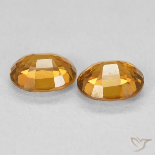 Shop natural 1.22ct Orange brun Zircon gems, ovale, from Colombie at GemSelect. In stock, global shipping!