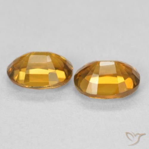 Shop natural 1.19ct Orange brun Zircon gems, ovale, from Colombie at GemSelect. In stock, global shipping!