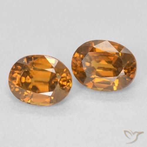 Shop natural 1.17ct Orange foncé Zircon gems, ovale, from Colombie at GemSelect. In stock, global shipping!