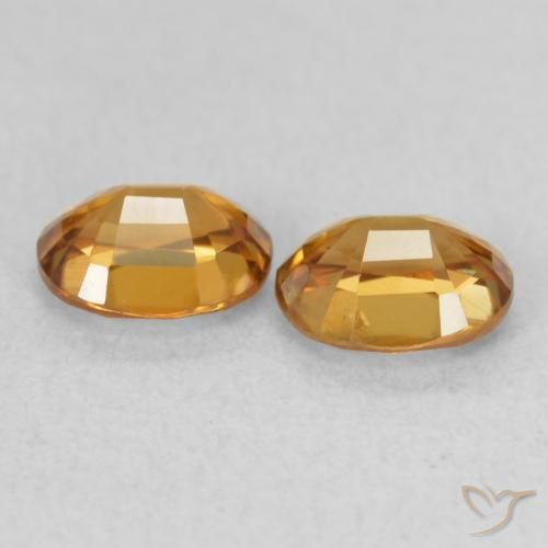Shop natural 1.23ct Orange brun Zircon gems, ovale, from Colombie at GemSelect. In stock, global shipping!