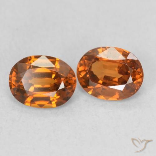 Shop natural 1.07ct Orange jaunâtre Zircon gems, ovale, from Colombie at GemSelect. In stock, global shipping!