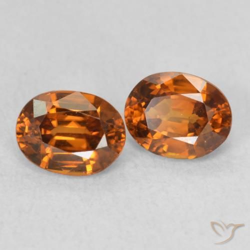 Shop natural 1.21ct Orange foncé Zircon gems, ovale, from Colombie at GemSelect. In stock, global shipping!