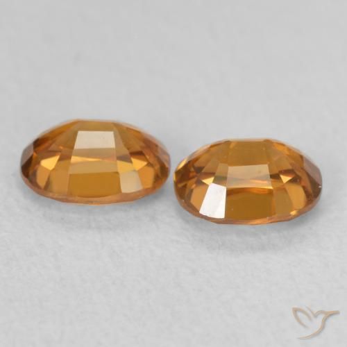 Shop natural 1.22ct Orange brun Zircon gems, ovale, from Colombie at GemSelect. In stock, global shipping!