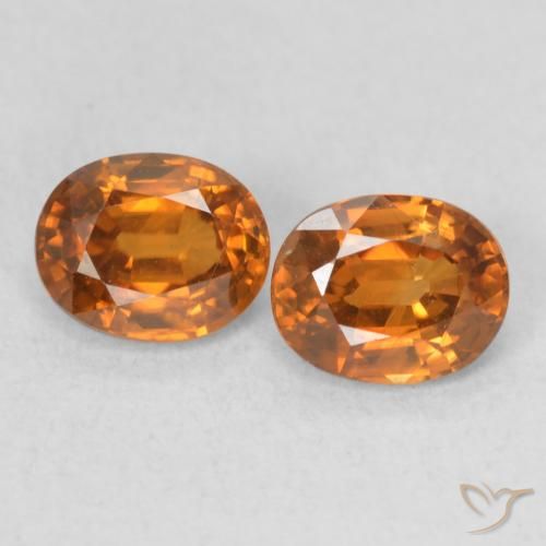 Shop natural 1.20ct Orange moyen Zircon gems, ovale, from Colombie at GemSelect. In stock, global shipping!