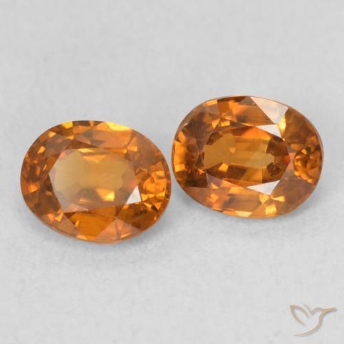 Shop natural 1.20ct Orange moyen Zircon gems, ovale, from Colombie at GemSelect. In stock, global shipping!