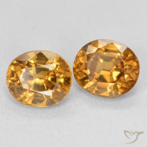 Shop natural 2.07ct Orange rouille Zircon gems, ovale, from Colombie at GemSelect. In stock, global shipping!